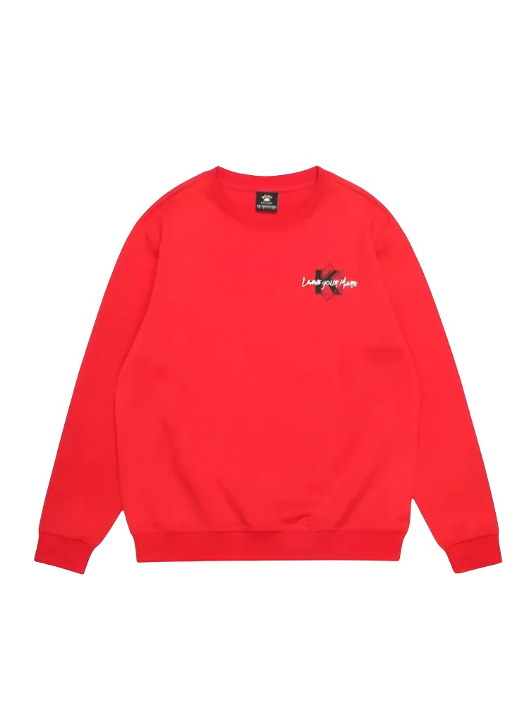 Свитшот KELME Knit Crew Neck Sweater Red