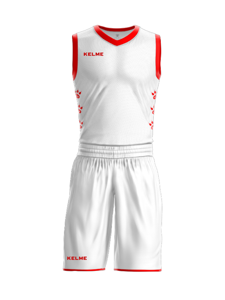 Баскетбольная форма KELME Basketball Clothes (White/Red)