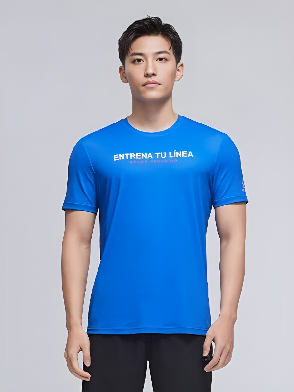 Футболка KELME Crew Neck T-Shirt Blue