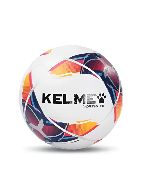 Мяч футбольный KELME Vortex 18.1 (32 Panels) (White/Orange)