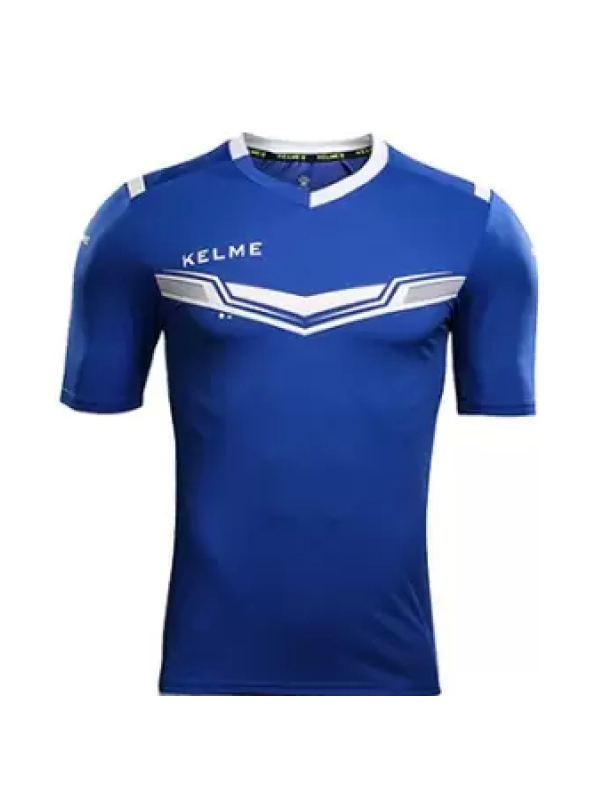 Детская футболка KELME Short Sleeve Football Shirt Kid Blue
