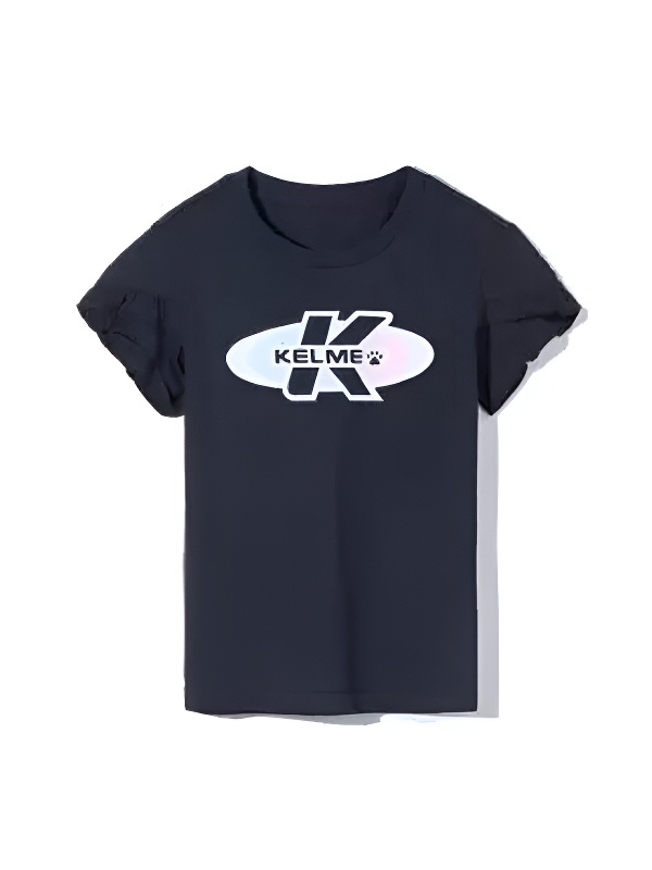 Детская футболка KELME Girls Short Sleeve T-Shirt Dark Blue