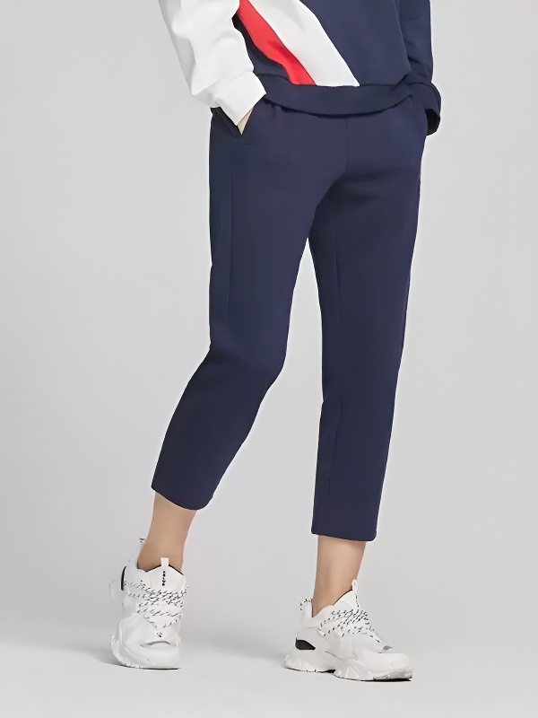 Брюки KELME Cropped Knitted Pants Dark Blue