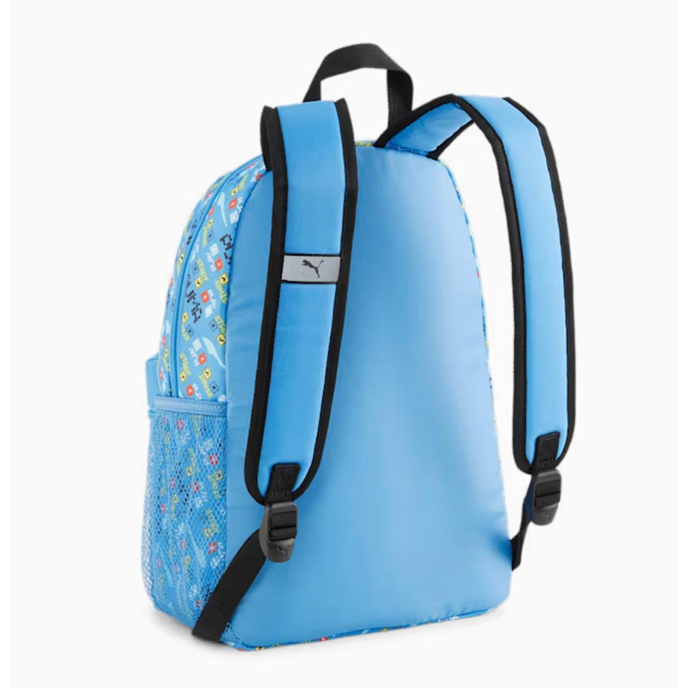 Рюкзак детский PUMA Phase Small Backpack, 07987905, полиэстер, принт, голубой
