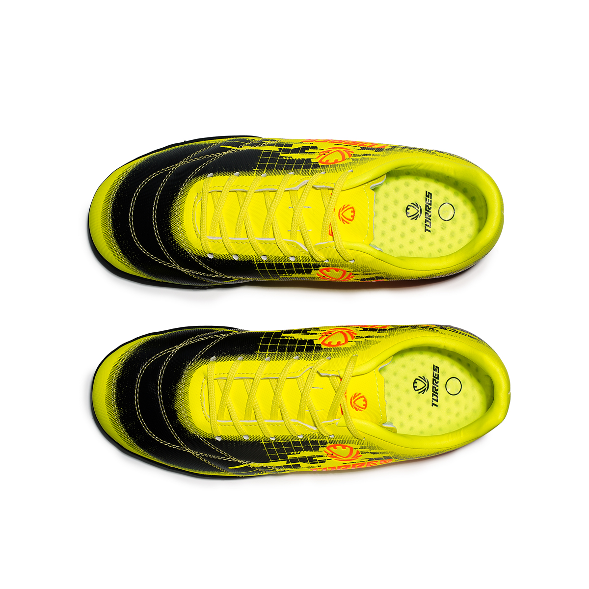 Бутсы футб.(многошиповки) TORRES COPA KID дет. TS234238-614-28, р.28, резина,ПУ,текстиль,чёрно-жёлт.