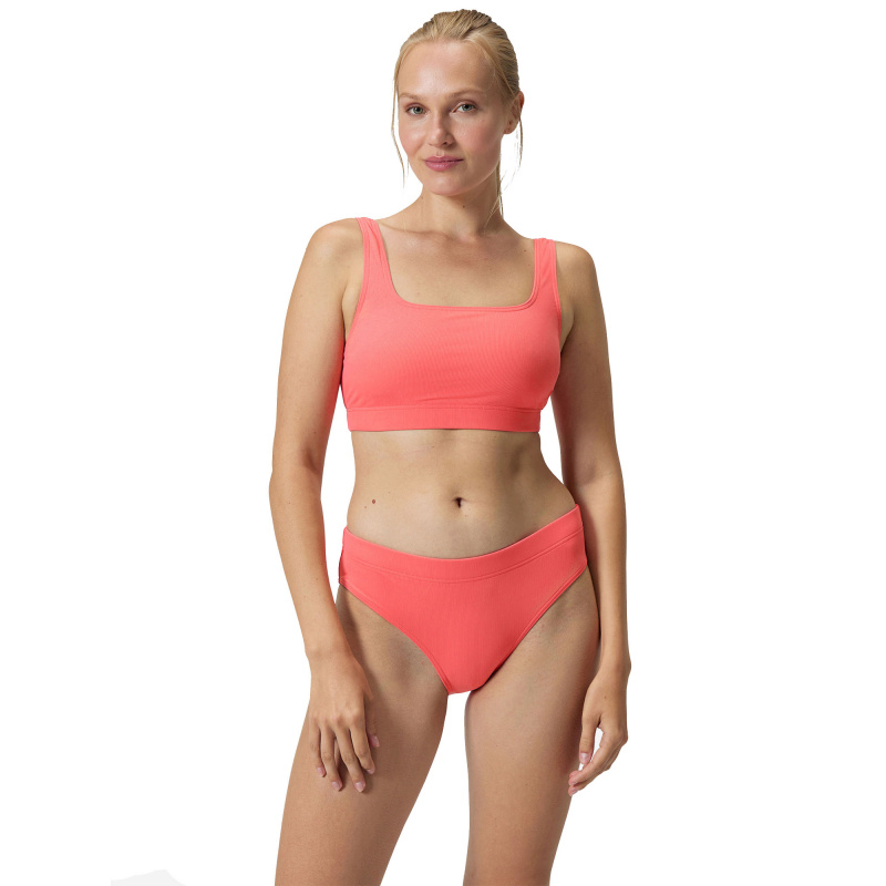 Купальник SPEEDO Textured Deep U-Back Bikinis, 8-00387517926, р.38 (рос.50), коралловый