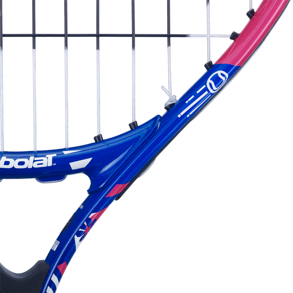Ракетка б/т дет. BABOLAT B`FLY 21 Gr000, 140485, для 5-7 лет, алюминий, со струнами, фиолетово-розов