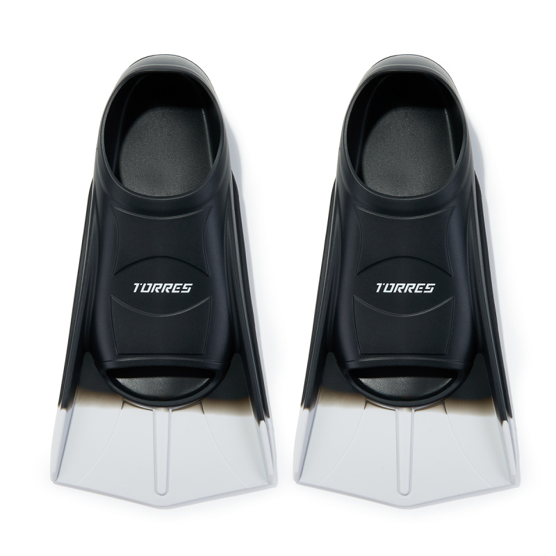 Ласты для бассейна TORRES F01, SWF012405BK, р. EU 39-41 (L), черно-серый