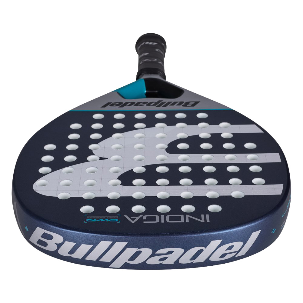 Ракетка для падела BULLPADEL Indiga Power 26, 494416, для начинающих, стекловолокно, темносине-серый