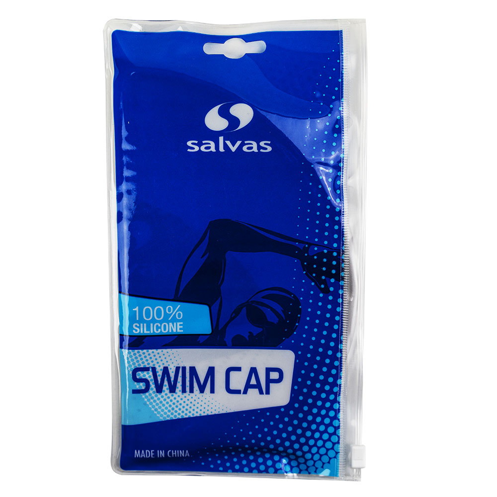 Шапочка для плав. SALVAS Cap, FA065/B силикон, синий