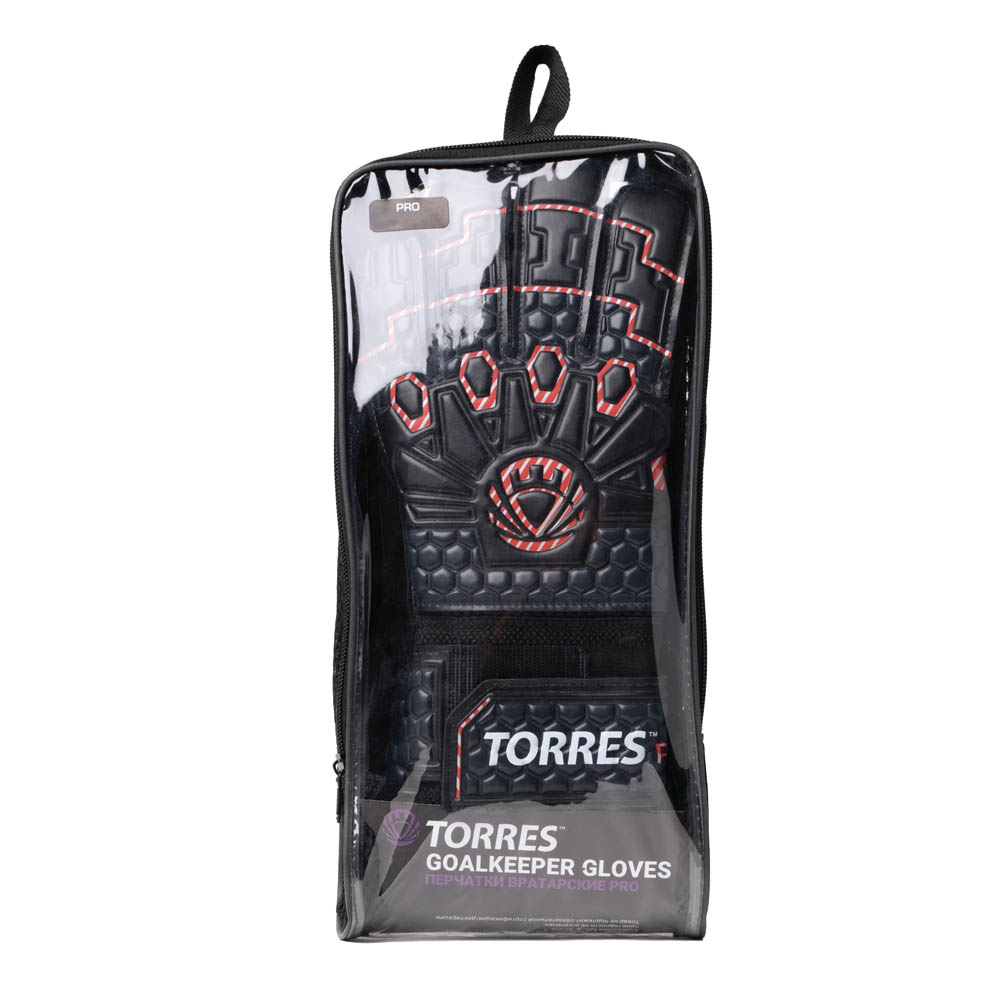 СЦ*Перчатки врат. TORRES Pro, FG05217-11, р.11, 4 мм латекс, удл.манж., черно-бело-красный