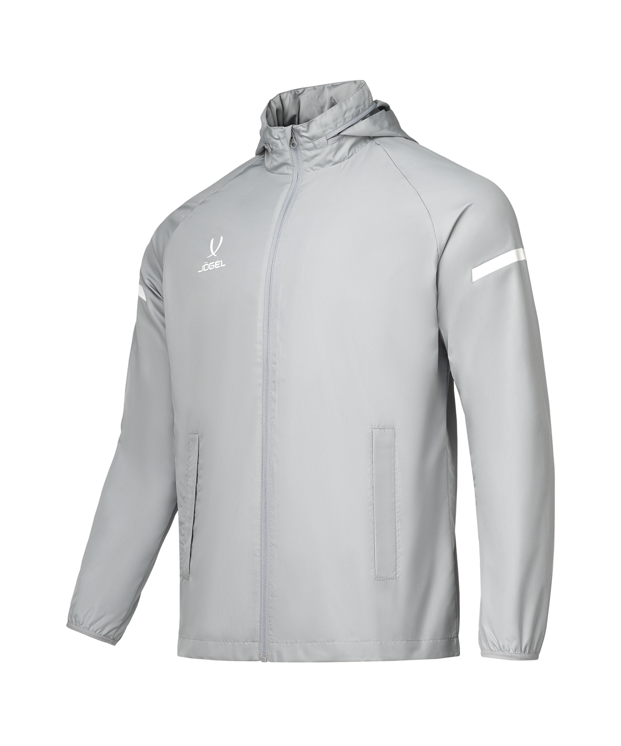Куртка ветрозащитная JOGEL CAMP 2 Rain Jacket, серый, детский