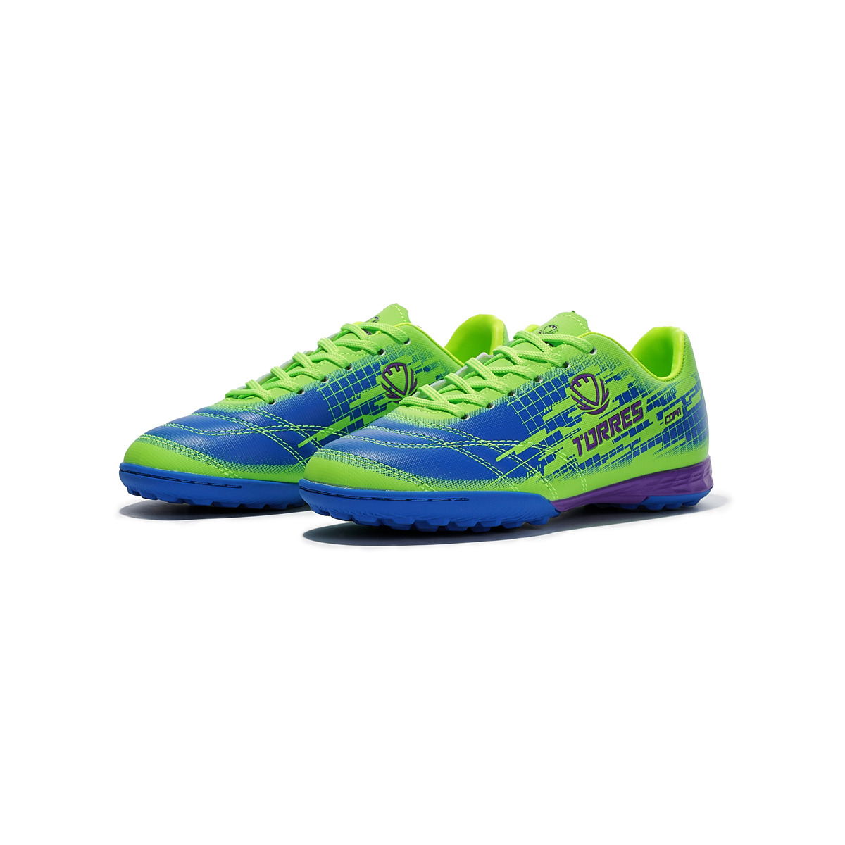 Бутсы футб.(многошиповки) TORRES COPA KID дет. TS234238-350-29, р.29, резина,ПУ,текстиль,салат-синий