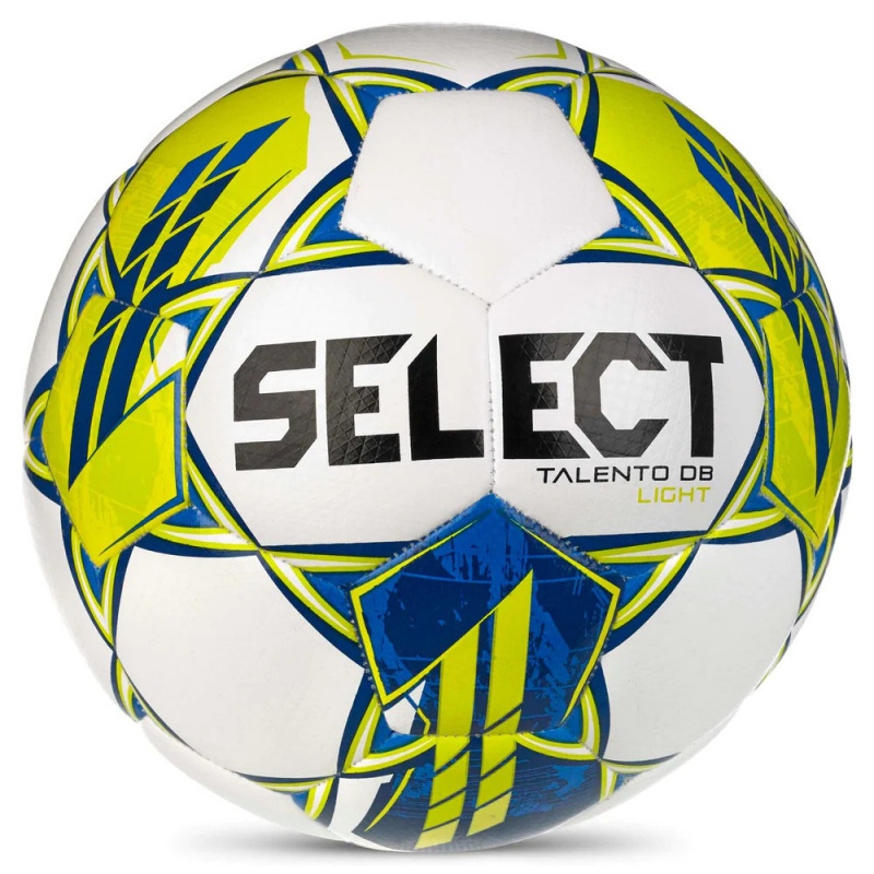 Мяч футб. SELECT Talento DB Light V23, 0774860005 р.4, 32п, ПУ, гибрид.сш, бело-сине-зеленый