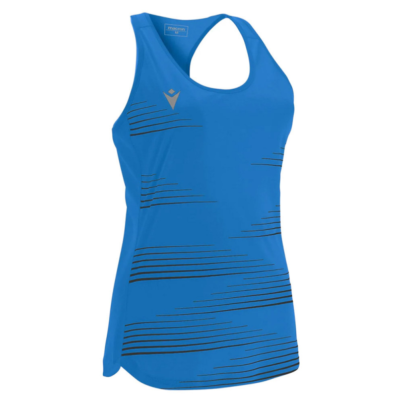 Майка спортивная женская MACRON Dolly, 71330309-ROY-XL, р.XL, 100% полиэстер, синий