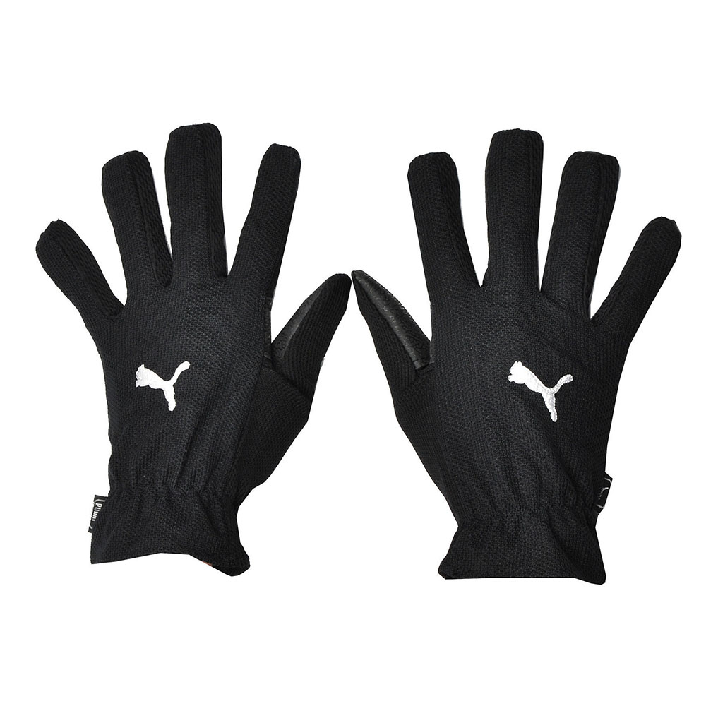Перчатки PUMA Winter Players, 04001401-10, размер 10, полиэстер, эластан, резина, черный
