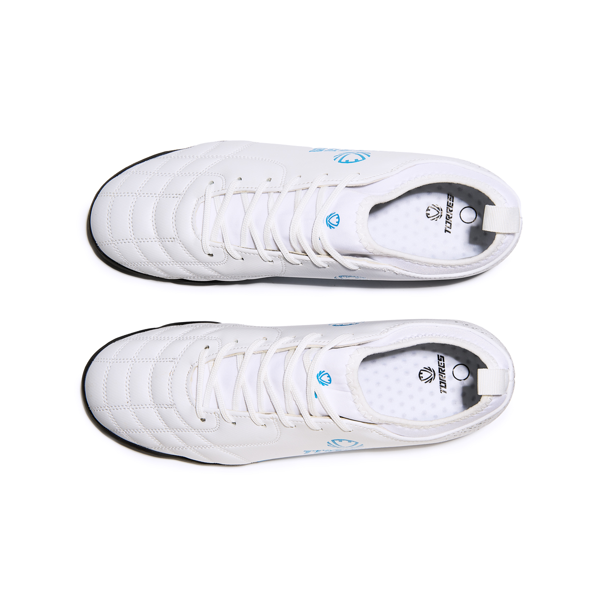 Бутсы футб.(многошиповки) TORRES BOLA-J подр. TS2342310-271-36,р.36,с носком,резина,ПУ,текст.,белый