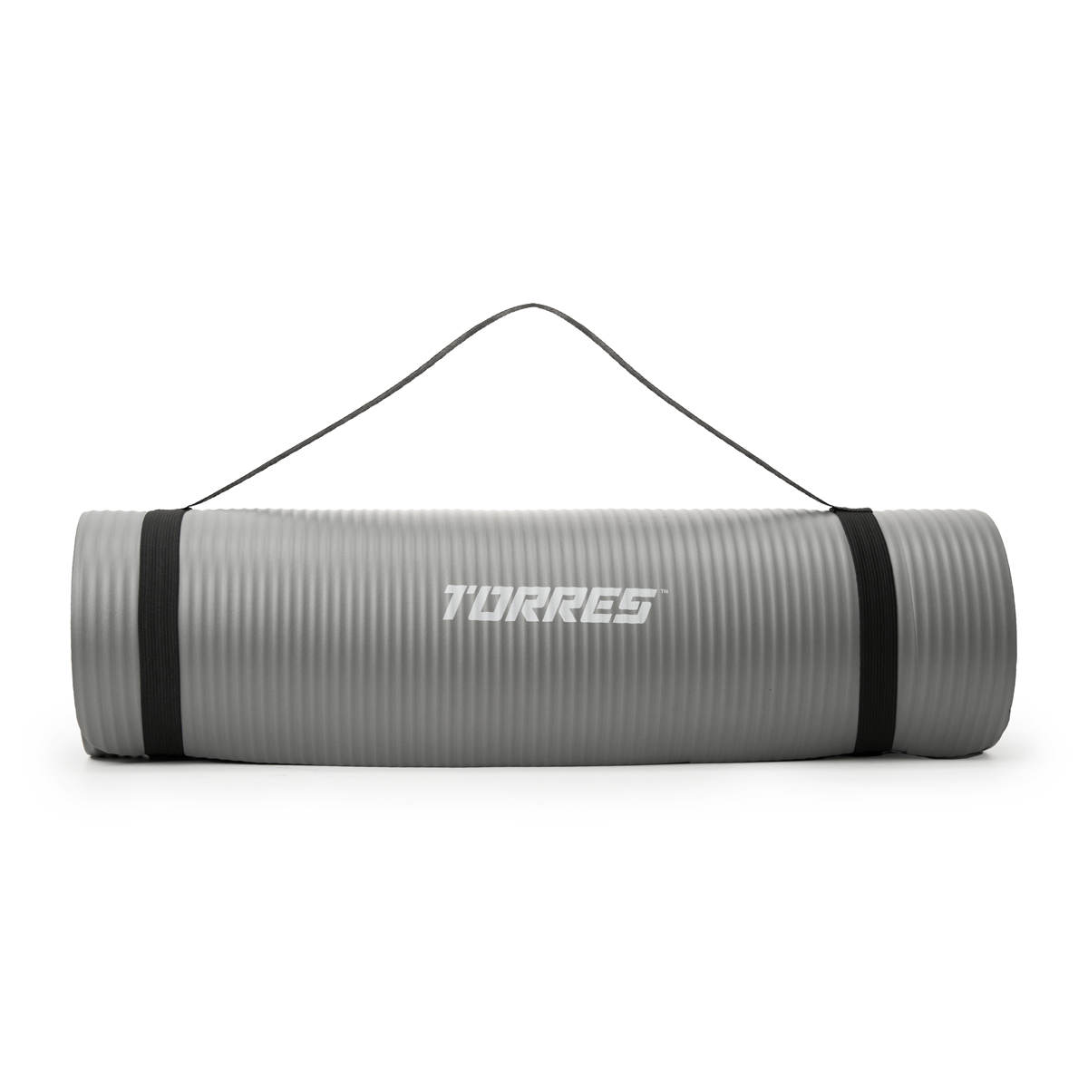Коврик для йоги TORRES SOFT, YL10110, NBR(синт.каучук), толщина 1 см, серый
