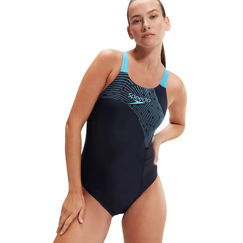 Купальник SPEEDO Medley Logo, 8-1347416844-6844, р.34 (рос.46), черный