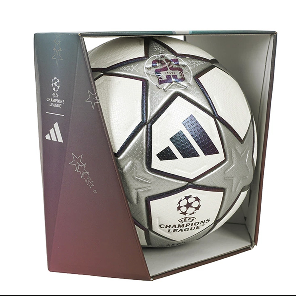 Мяч футб. ADIDAS UCL PRO 3RD JY8891,р.5, 32п, FIFA Quality PRO, ПУ, термосш, бело-серебристо-фиолет