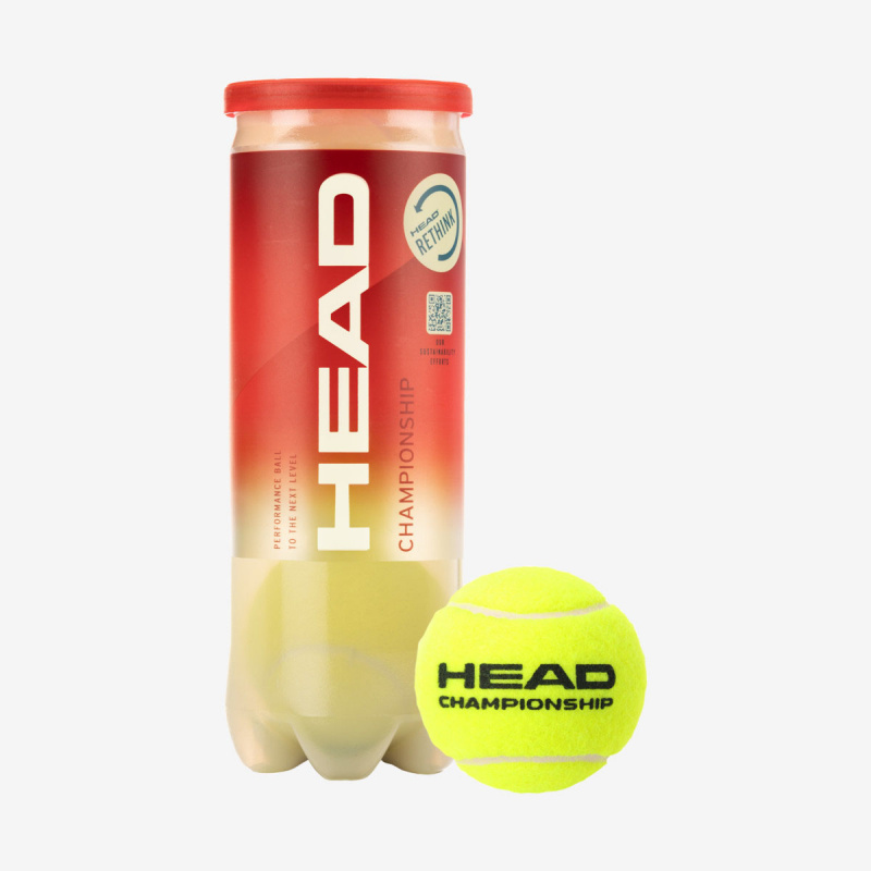 Мяч теннисный HEAD Championship 3B, 575203, упак.3шт, одобр.ITF,