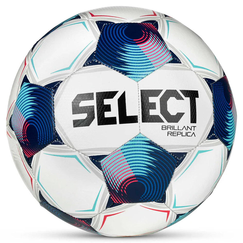 Мяч футб. SELECT Brillant Replica V25, 0995871002, р.5, 32пан., гл.ТПУ, маш.сш, бело-сине-голубой