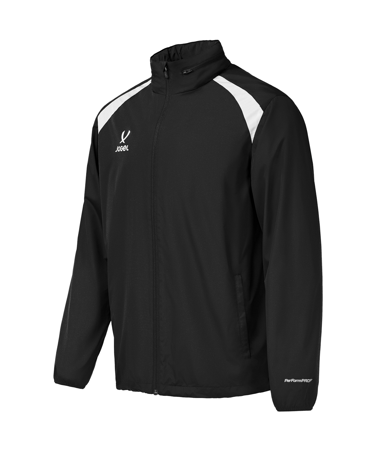 Куртка ветрозащитная JOGEL DIVISION PerFormPROOF Rain Jacket, черный