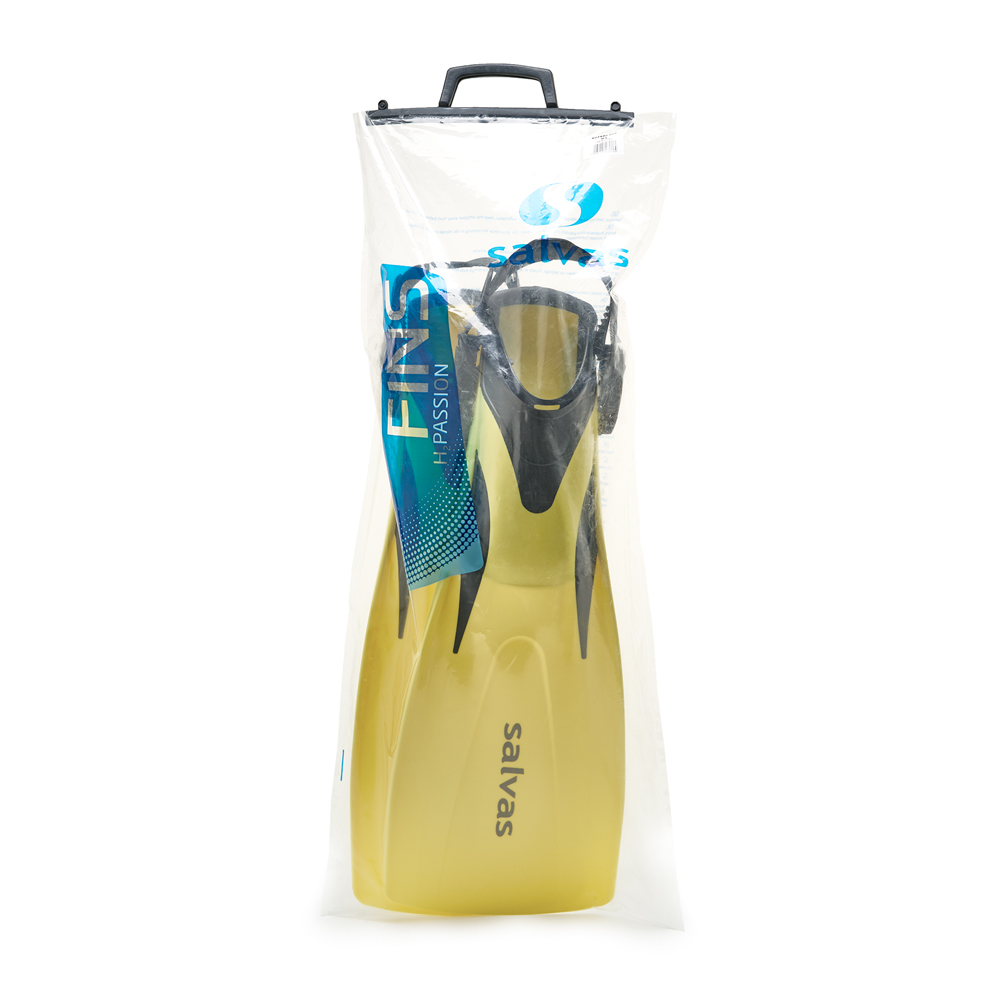 Ласты для плав. Salvas Hazard Plus Fin, BA160MLGGSTS,TPR и Novaflex, р.M/L, желтый