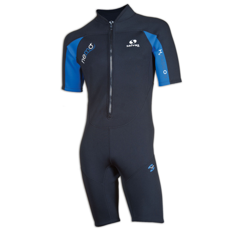 Гидрокостюм для плавания Salvas Shorty Nemo Man, MS0050-XXL, р. XXL, неопрен, чёрно-синий