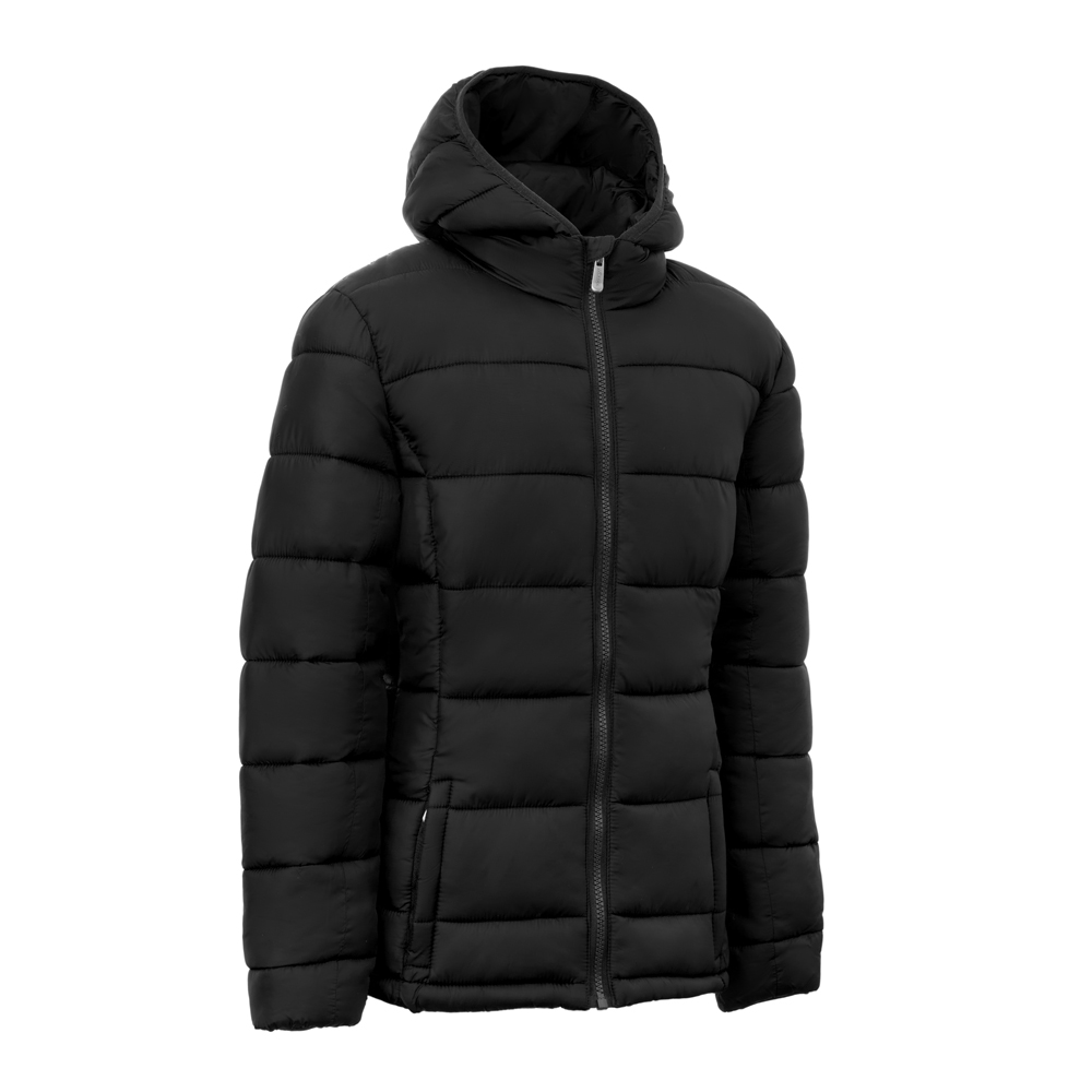 Куртка утепленная с капюшоном жен. MIKASA MT913-049-XS, р.XS, полиэстер, нейлон, черный