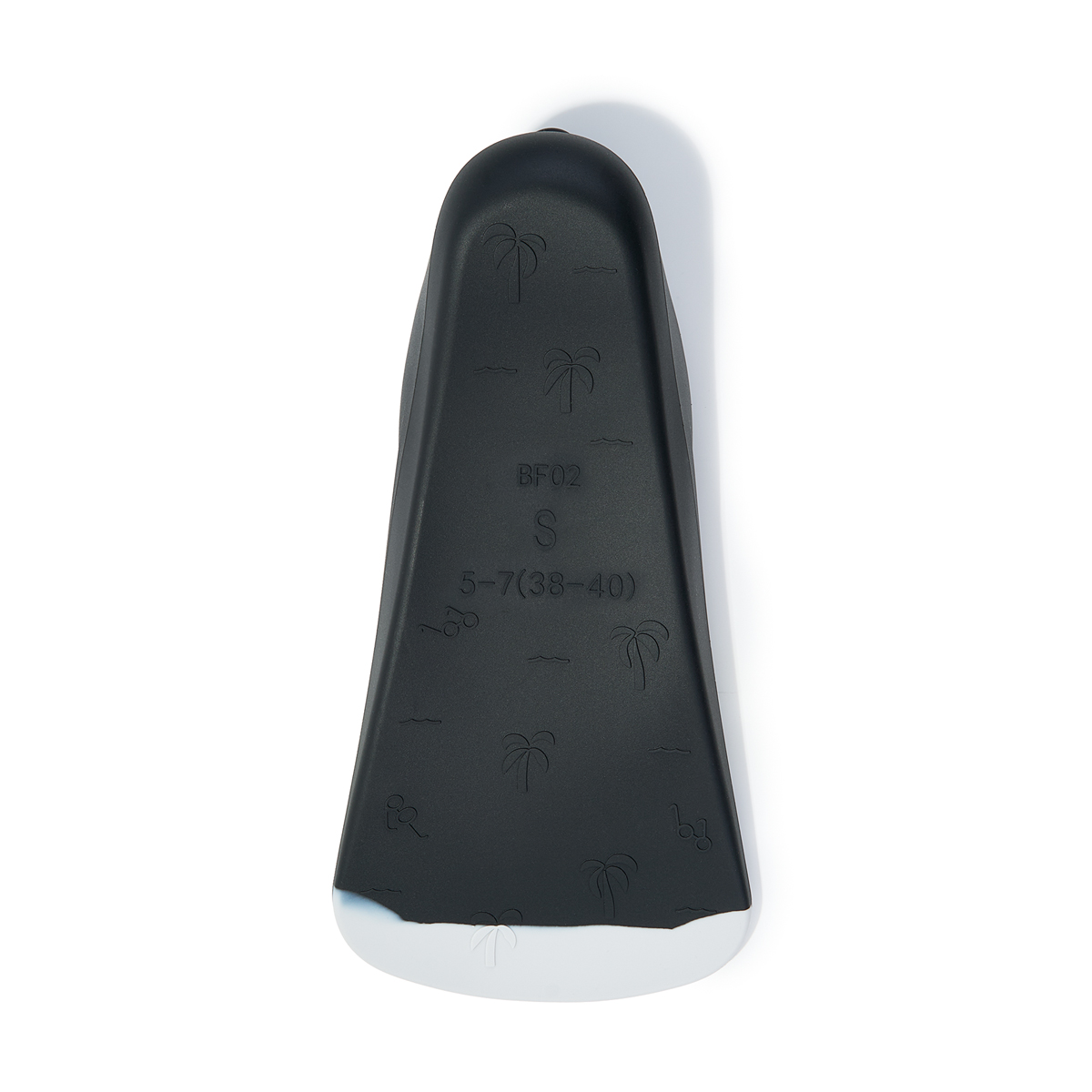 Ласты для бассейна TORRES F02, SWF022403BK, р. EU 38-40 (S), черно-серый