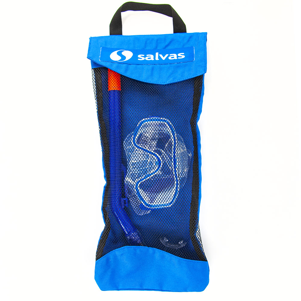 Набор для плавания Salvas Easy Set, EA505C1TBSTB, р. Junior, синий в сетч. сумке