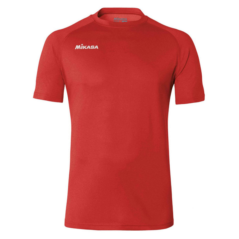 Футболка MIKASA MT193-04-2XL, р.2XL, 100% полиэстер, красный