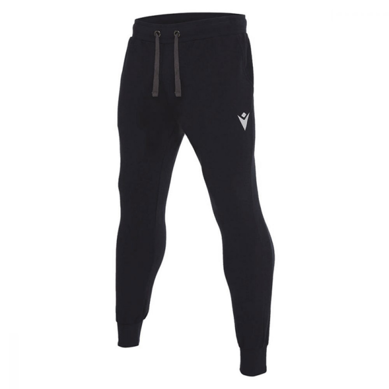 Брюки тренировочные унисекс MACRON Harp, 922209-BK-S, р.S, 80% хлопок, 20% полиэстер, черный