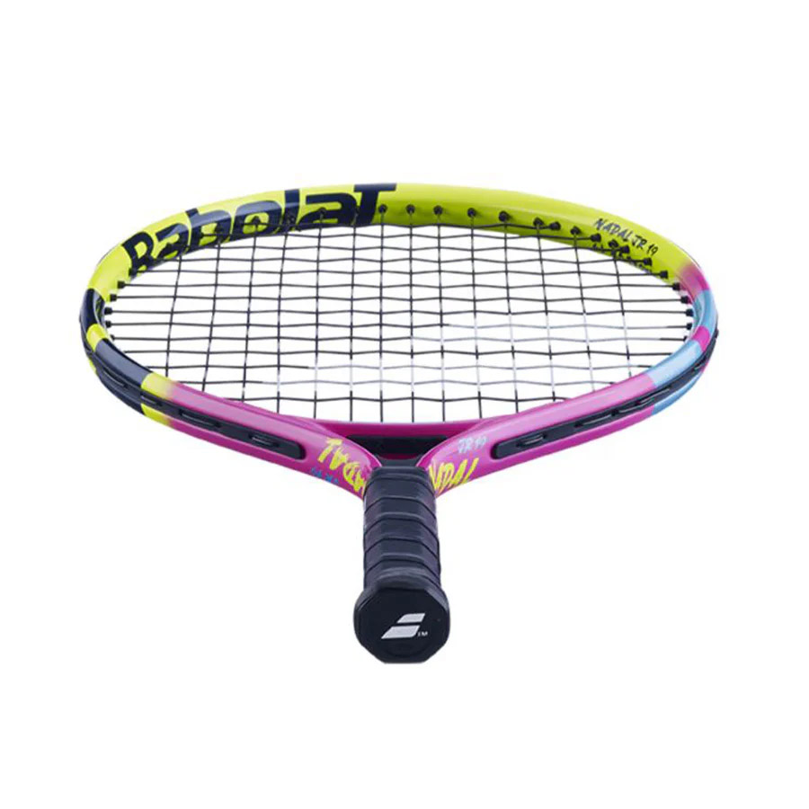 Ракетка б/т дет. BABOLAT Nadal 21 Gr0000, 140497-100, для 5-7 лет,алюминий,со струнами,зелено-розовы