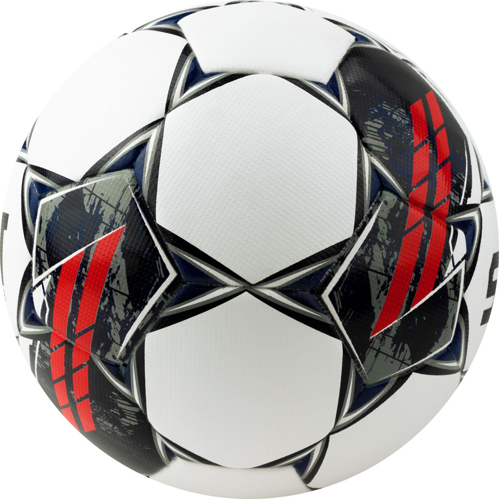 Мяч футб. SELECT Tempo TB V23, 0574060001, р.4, FIFA Basic, 32пан, ПУ, термосш, бело-сине-красный
