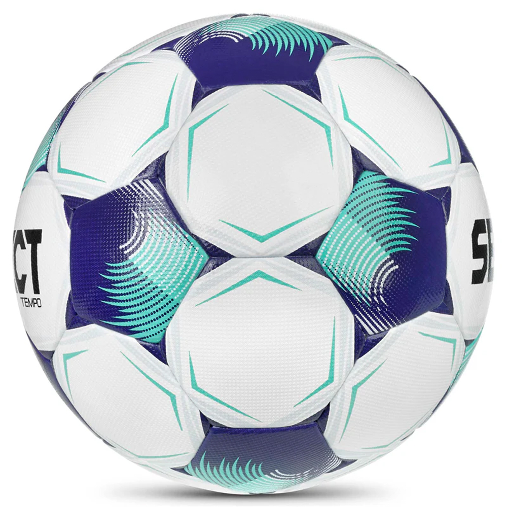Мяч футб. SELECT Tempo TB V26, 0575071003, р.5, FIFA Basic, 32пан, ПУ, термосш, бело-фиолет-бирюз
