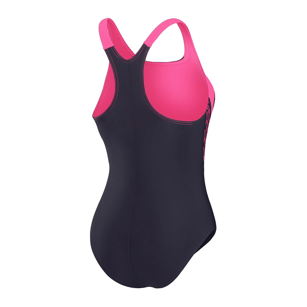 Купальник SPEEDO Hyperboom Splice, 8-00372516919, р.32 (рос.44), темносине-розовый