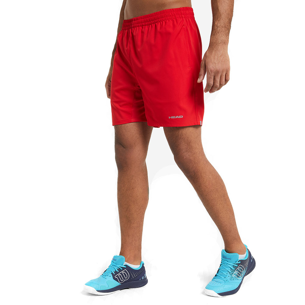 Шорты тренир. муж. HEAD Club Shorts M 811379-RD-M, р.M, 100% полиэстер, красный