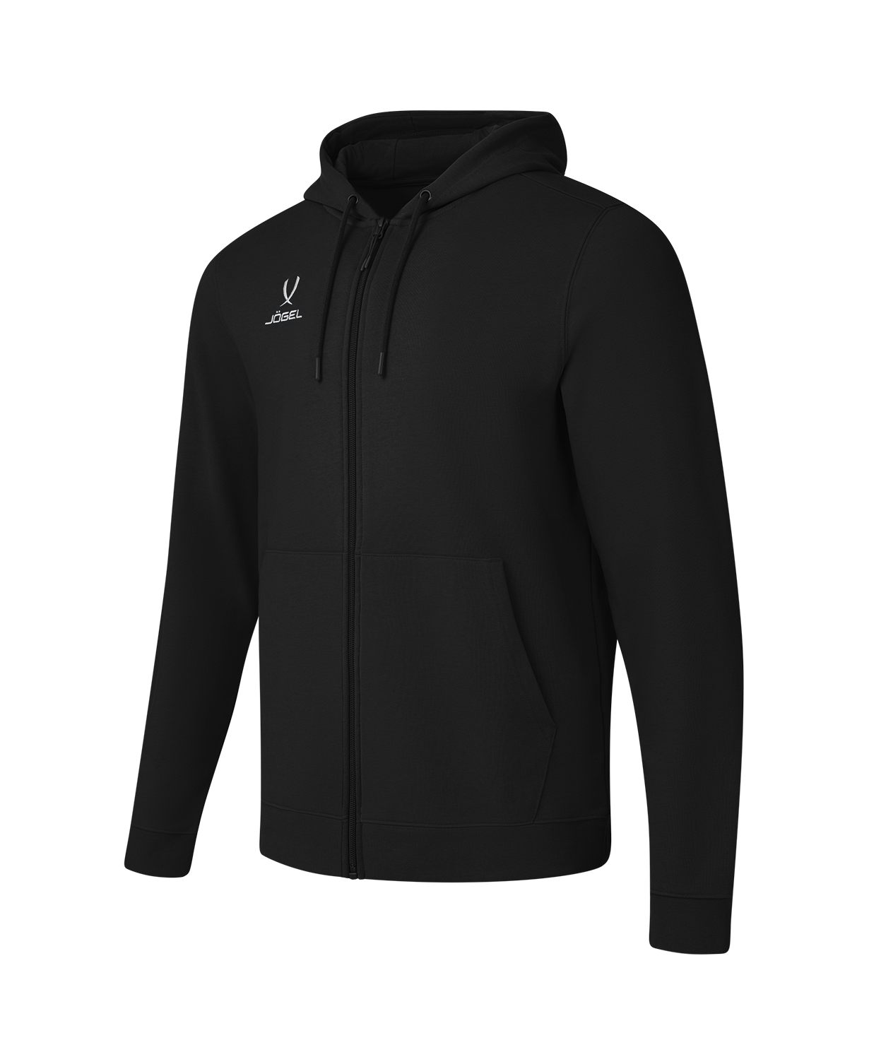 Худи на молнии JOGEL ESSENTIAL Cotton FZ Hoodie, черный