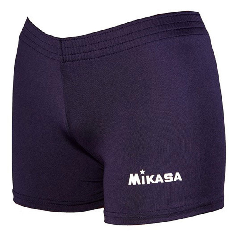 Шорты вол. жен. MIKASA MT162-036-XL, р.XL, 90% полиэстер, 10% эластан, темно-синий