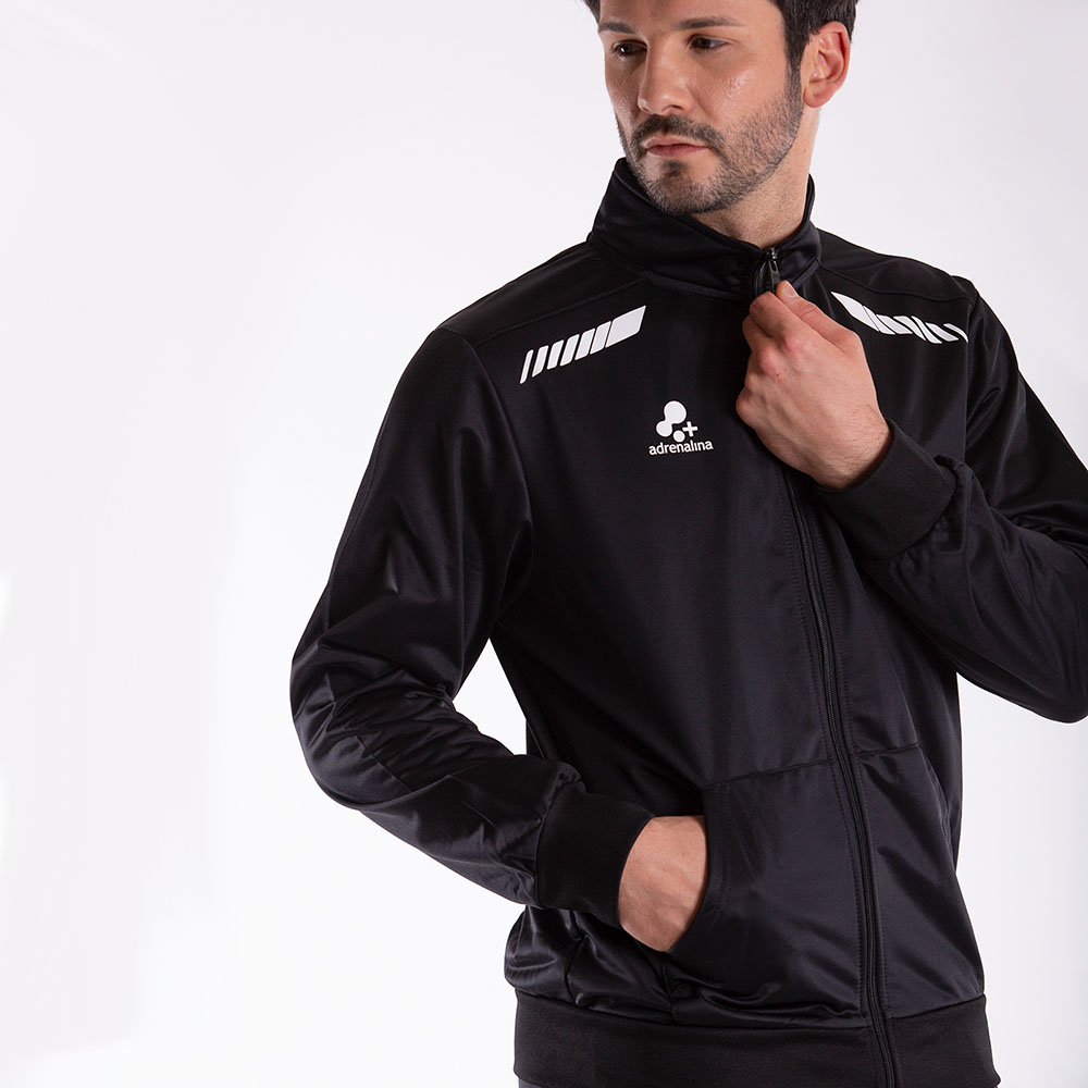 Костюм спортивный +ADRENALINA 3302-046-XL, р. XL, 100% полиэстер, черный