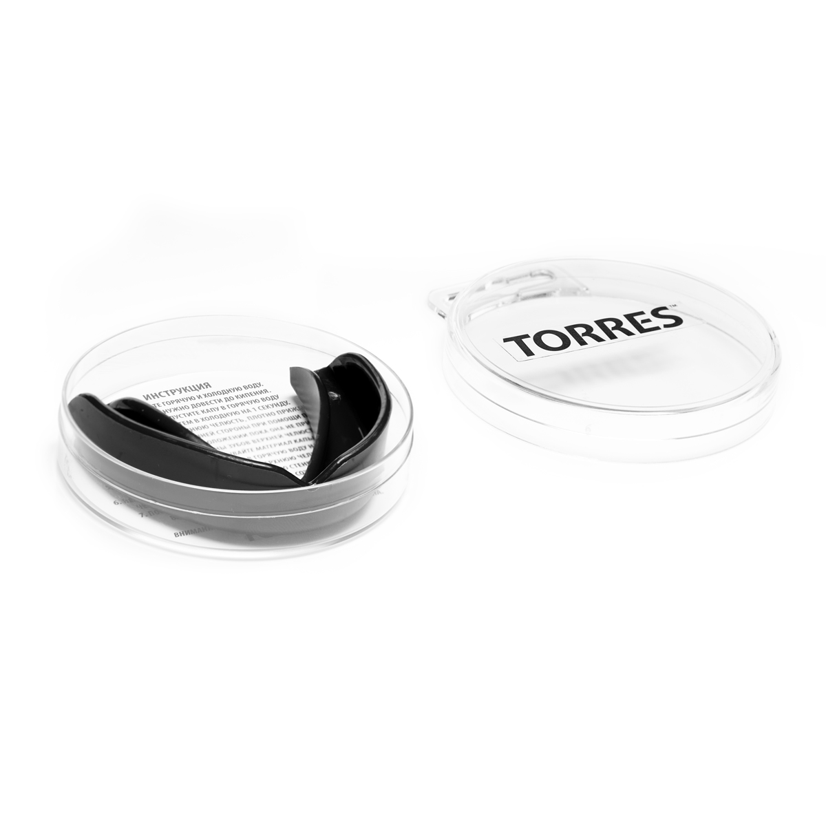 Капа боксерская TORRES, PRL1021BK, термопластичная, черный