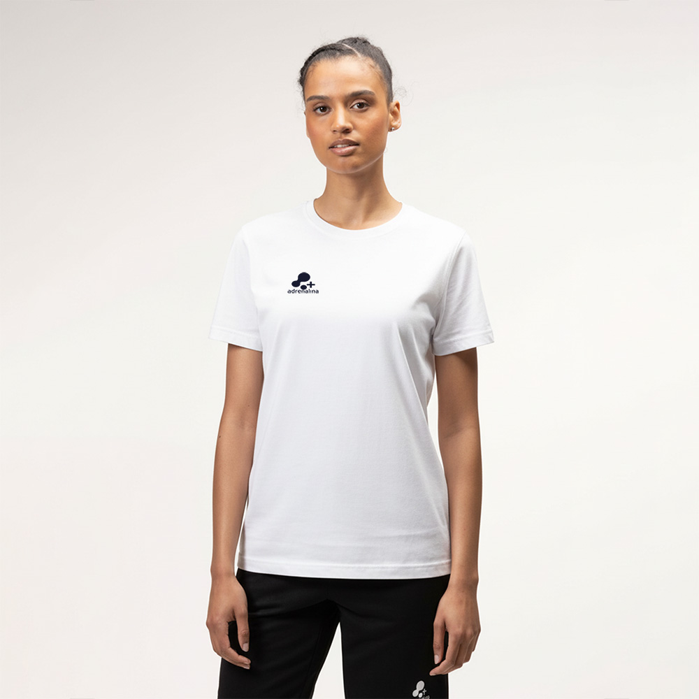 Футболка тренир. +ADRENALINA Arka 1515-022-3XL, р.3XL, полиэстер, хлопок, вискоза, белый