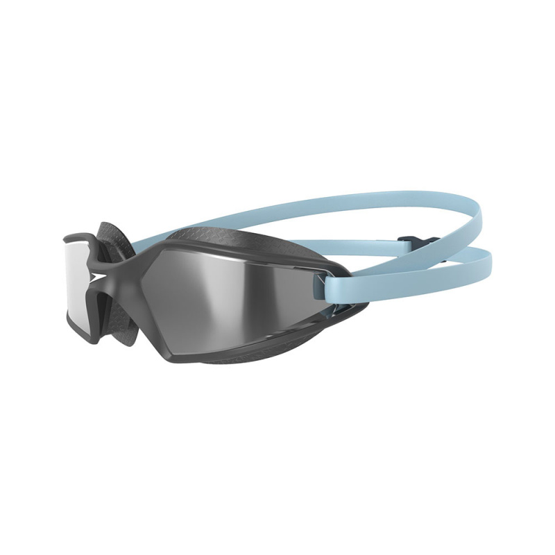Очки для плав. SPEEDO Hydropulse Mirror, 8-12267D645, ЗЕРКАЛЬНЫЕ линзы, серая оправа