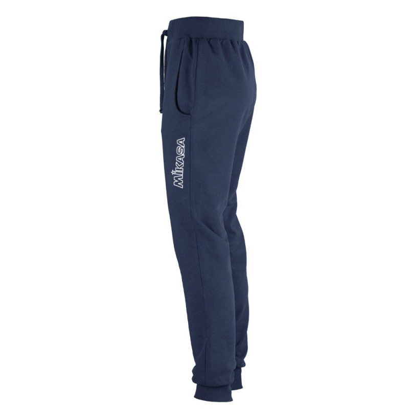 Брюки трен. MIKASA MT528-0197-XS, р.XS, 70% хлопок 30% полиэстер, темно-синий