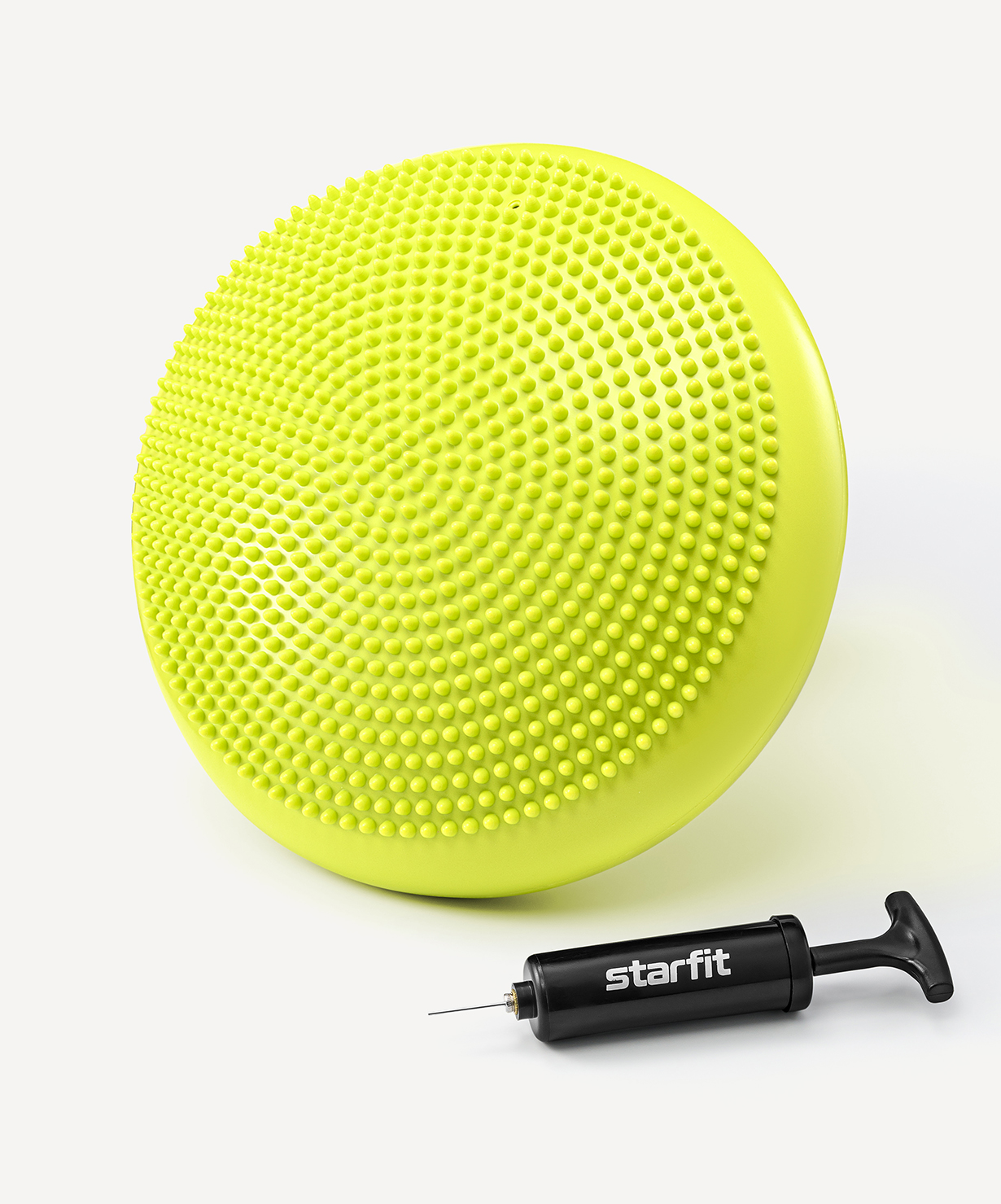Диск балансировочный STARFIT BP-104, с насосом, массажный, лаймовый