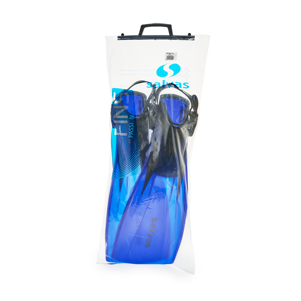 Ласты для плав. Salvas Hazard Plus Fin, BA160LXBBSTS,TPR и Novaflex, р.L/XL, синий