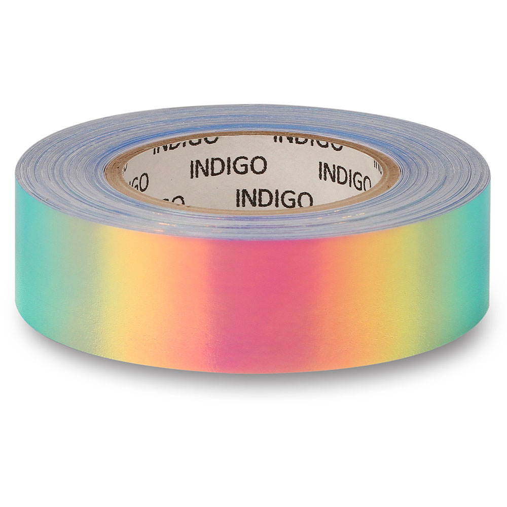 Обмотка для гимнастического обруча INDIGO Rainbow, IN151-BV, 20мм*14м, зерк., на подкл, син-фиол