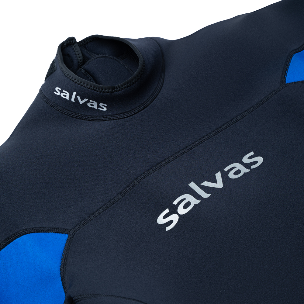 Гидрокостюм для плавания Salvas Shorty Adult, MS003-48, р.S, неопрен, чёрно-синий